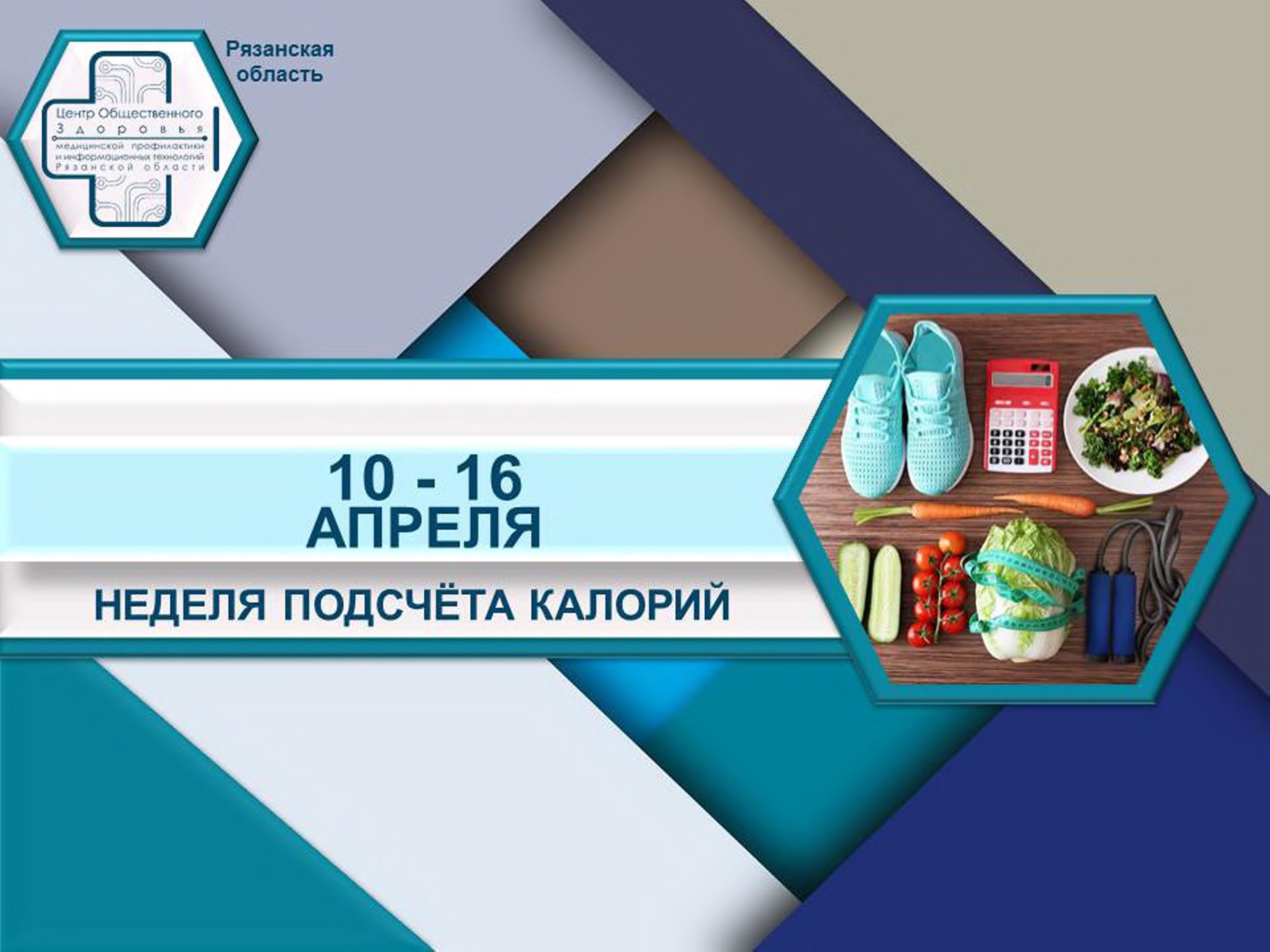 Неделя подсчета калорий.