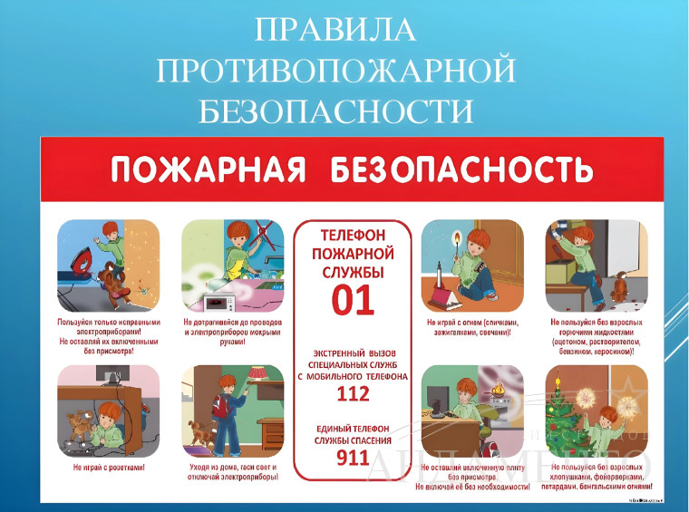 ОСНОВНЫЕ ТРЕБОВАНИЯ ПОЖАРНОЙ БЕЗОПАСНОСТИ:.